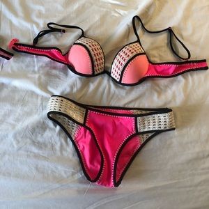Two Victoria Secret Crochet Swimsuits